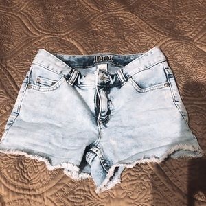 Justice size 12 jeans shorts